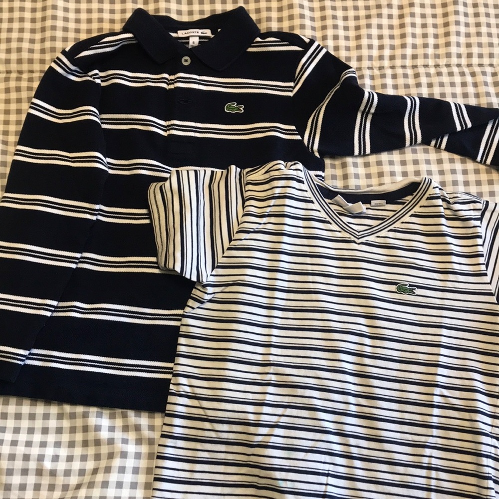 Lacoste boys shirts